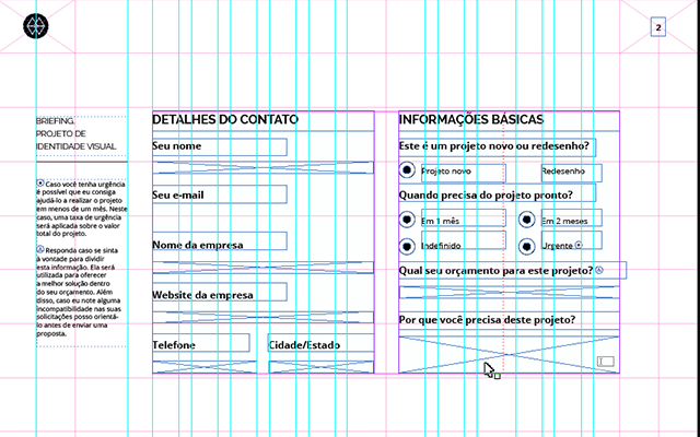 Briefing de Identidade Visual Modelo de Formulário